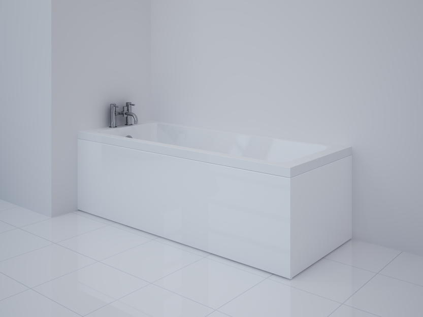 White Gloss Bath Panel
